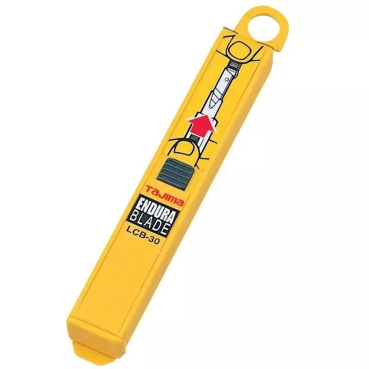 Endura Katkoterä 9 mm | 10 kpl (Varateräsarja kapeaan veitseseen) - Mattoveitset ja katkoteräveitset - 101238 - 1