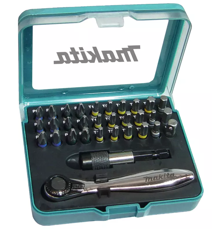 Makita RuuvikÃ¤rkisarja rÃ¤ikÃ¤llÃ¤ 32-osaa (P-79790) - Ruuvauskärjet - 102938 - 1