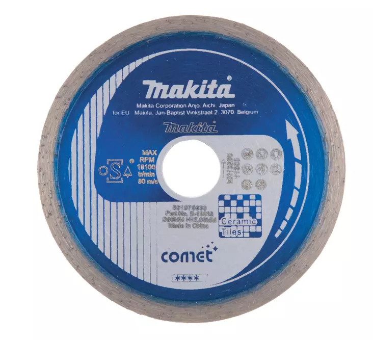 Makita Timanttikatkaisulaikka Comet 80x15mm, segmenttikorkeus 5mm (B-13063) - Katkaisulaikat - 103068 - 1