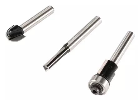 Makita Jyrsinteräsarja 3-osaa (D-70459) – 6 mm kara - Jyrsinterät ja -sarjat - D-70459 - 1