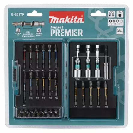Makita Impact Premier Kärkisarja E-26179 | 38 osaa - Ruuvauskärjet - E-26179 - 2