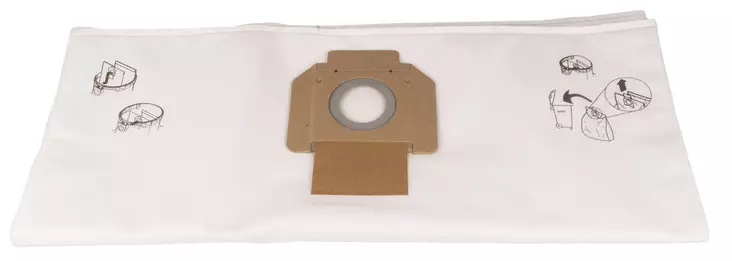 Makita Fleece-pölypussi 5 kpl/pkt | P-84078 (Malleille VC3012L / VC3012M) - Imuritarvikkeet - 104089 - 1