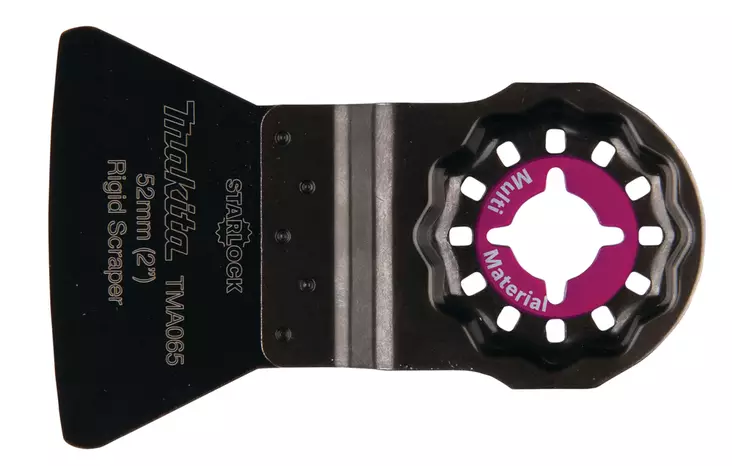 Makita jÃ¤ykkÃ¤ Kaavin 52 mm Starlock (B-64989) -  Tehokas tyÃ¶kalu laastin ja liimojen poistoon - Monitoimikoneen erikoisterät ja sarjat - 104099 - 1