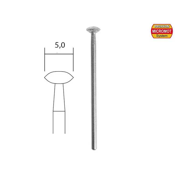 Proxxon timanttihiomapuikko 5.0 mm (28250) - Tarkkuuskoneen hiomatyökalut - 101369 - 1