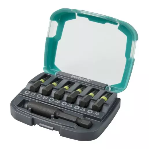 Wolfcraft Ruuvikärkisarja TORX (T15-30) 7-osaa - Ruuvauskärjet - 102809 - 1