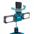 Makita ML014G akkutoiminen tornivalaisin XGT 40V Max / LXT 18V (15 000 lm, teleskooppijalusta, runkoversio) - Makita Akkuvalaisimet - ML014G - 9