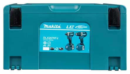 Makita DLX2576TJ 18V LXT -akkukonesarja (DDF484 + DTD158, 2x 5.0Ah, DC18RC & Makpac) - Makita Akkukonesarjat - DLX2576TJ - 2