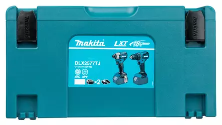 Makita DLX2577TJ 18V LXT -akkukonesarja (DDF490 + DTD158, 2x 5.0Ah, DC18RC & Makpac) - Makita Akkukonesarjat - DLX2577TJ - 2