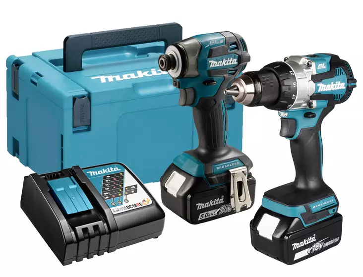 Makita Akkukonesarja 18V LXT | DLX2527TJ (DDF489 + DTD173, 2x5.0Ah, Makpac) - Makita Akkukonesarjat - DLX2527TJ - 1