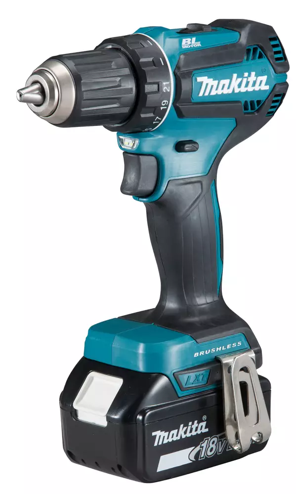 Makita Akkuporakone LXT 18V | DDF485RTJ (50Nm, 2x5.0Ah, Hiiliharjaton) - Makita LXT 18V akkuporakoneet - DDF485RTJ - 1