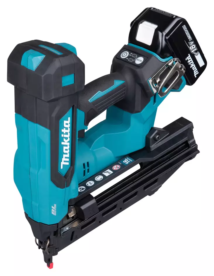 Makita Akkuviimeistelynaulain 20Âº LXT 1,6 mm DBN610ZJ - Uutuus viimeistelytÃ¶ihin - Makita akkunaulaimet - DBN610ZJ - 1