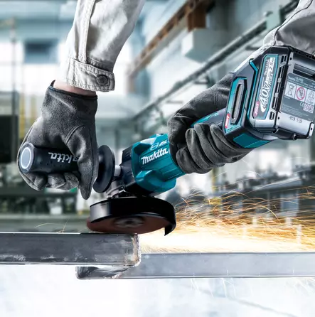 Makita Akkukulmahiomakone XGT 40V Max | GA005GZ (125mm, 1100W teho, Liukukytkin) - Makita akkurälläkät - GA005GZ - 2