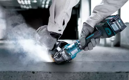 Makita GA023GZ Kulmahiomakone XGT 40V 125 mm â€“ SÃ¤Ã¤dettÃ¤vÃ¤ nopeus, AWS ja AFT - Makita akkurälläkät - GA023GZ - 2