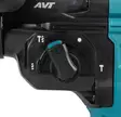 Makita HR012GZ Poravasara XGT 40V SDS-PLUS â€“ Vaihtoistukka, 3,3 J ja AVT - Makita akkuporavasarat - HR012GZ - 5