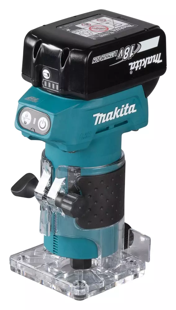 Makita DRT52Z AkkukÃ¤sijyrsin 18V LXT | 6mm (Hiiliharjaton & Kevyt) - Makita Jyrsimet - DRT52Z - 1